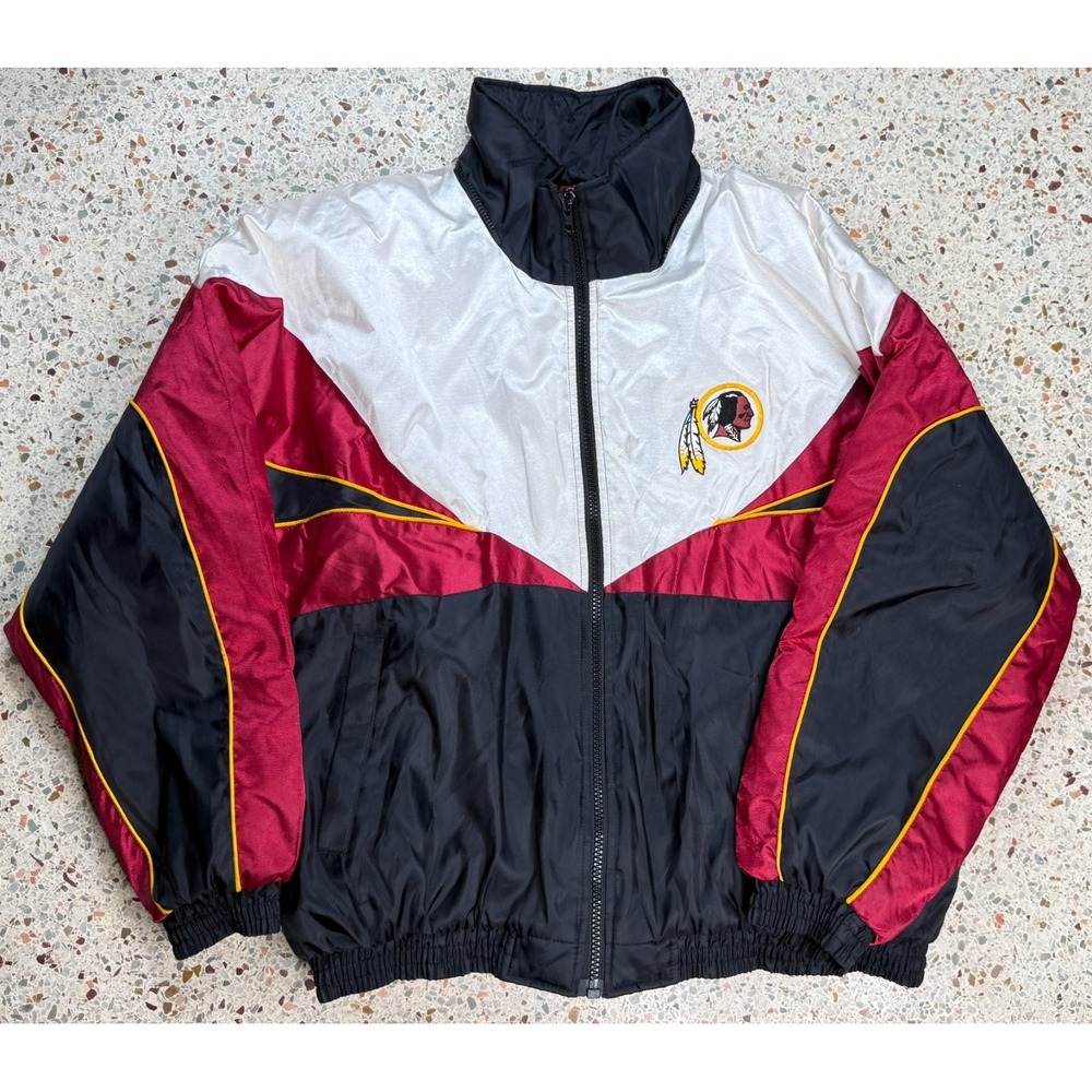 Pro Player Vtg Rare NFL Washington Redskins Full Zip Embroidered Jacket‎ Size XL